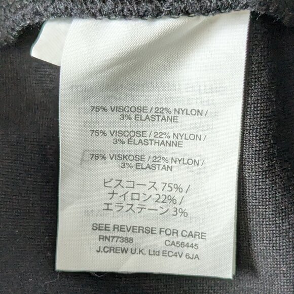 J. Crew Pants Women's Size Small Black Pixie Stretch Ponte Legging Pants #G9389 - Picture 11 of 15